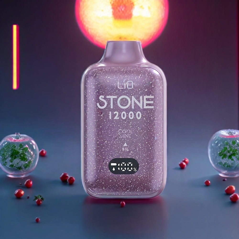 Australia Wholesale LIO Stone 12000 Puffs Disposable Vape – 18ML E-Liquid, Type-C Charging, Cool Mint