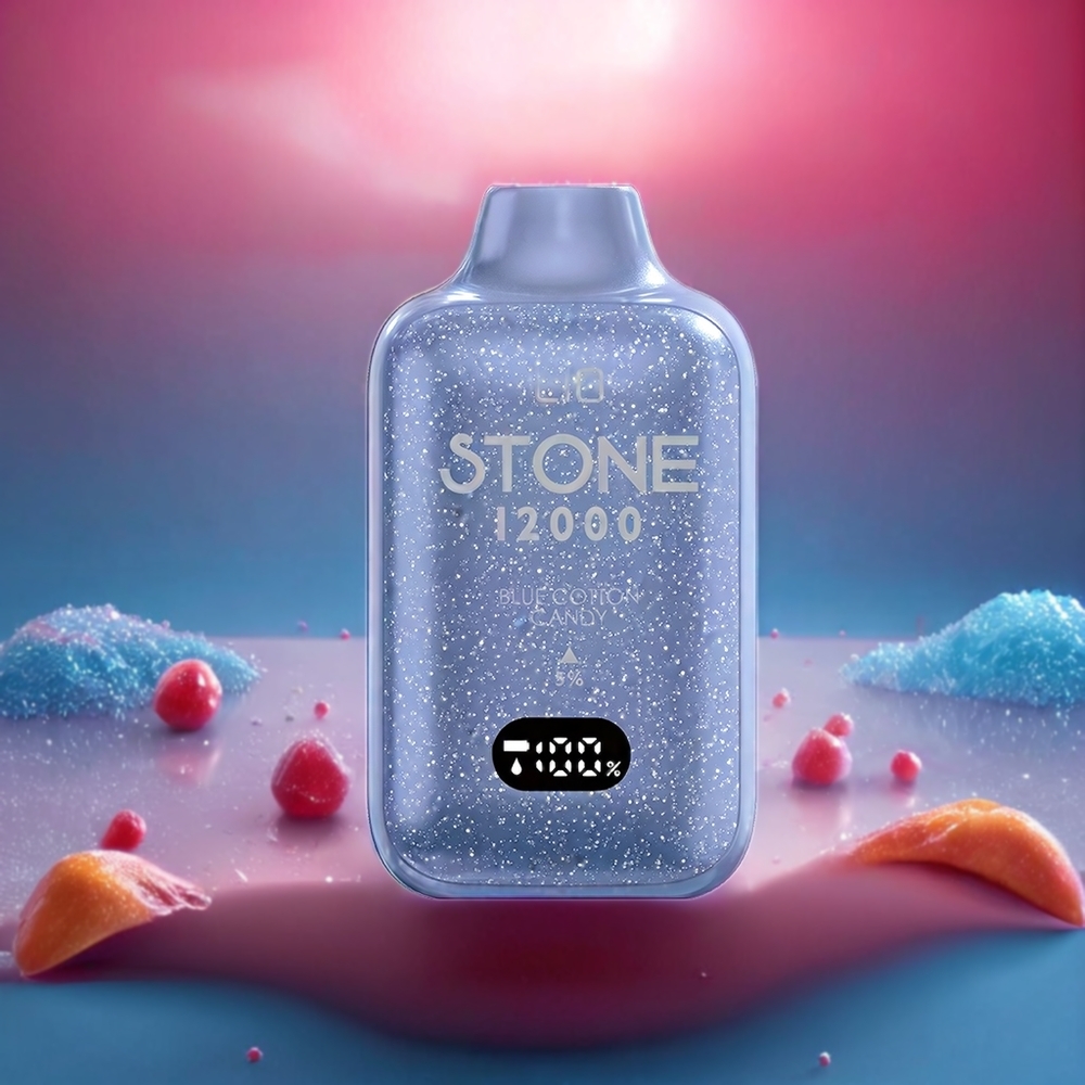 LIO Stone 12000 Puffs Disposable Vape – 18ML E-Liquid, Type-C Charging, 550mAh Battery | Australia Wholesale | Blue Cotton Candy