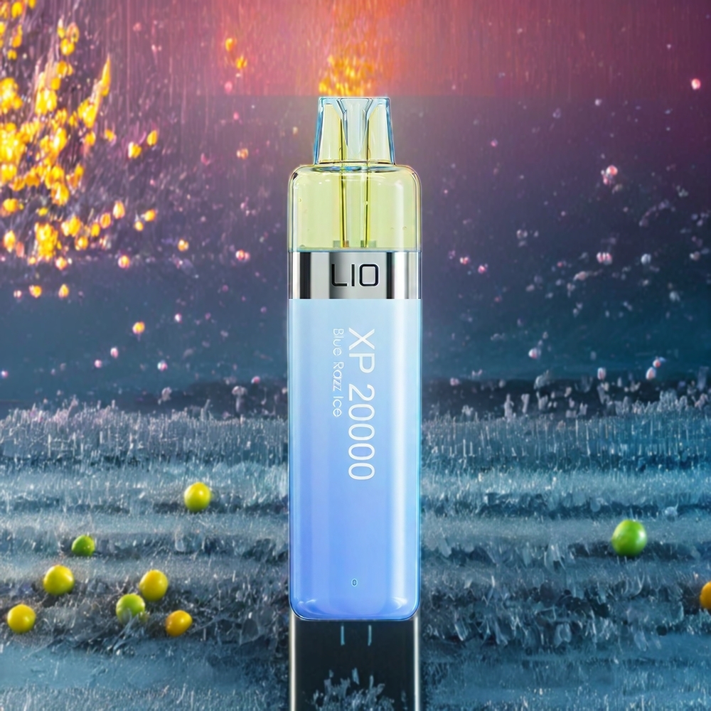 LIO XP 20000 Puffs Disposable Vape – 12ML 50mg, 900mAh, Type-C, Adjustable Airflow – Australia Wholesale (Blue Razz Ice)