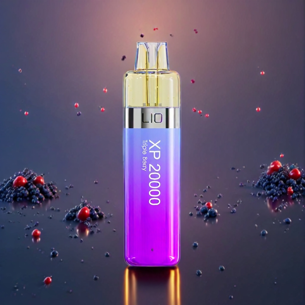 LIO XP 20000 Puffs Disposable Vape – 12ML 50mg Triple Berry, Adjustable Airflow, TYPE-C Charging | Australia Wholesale