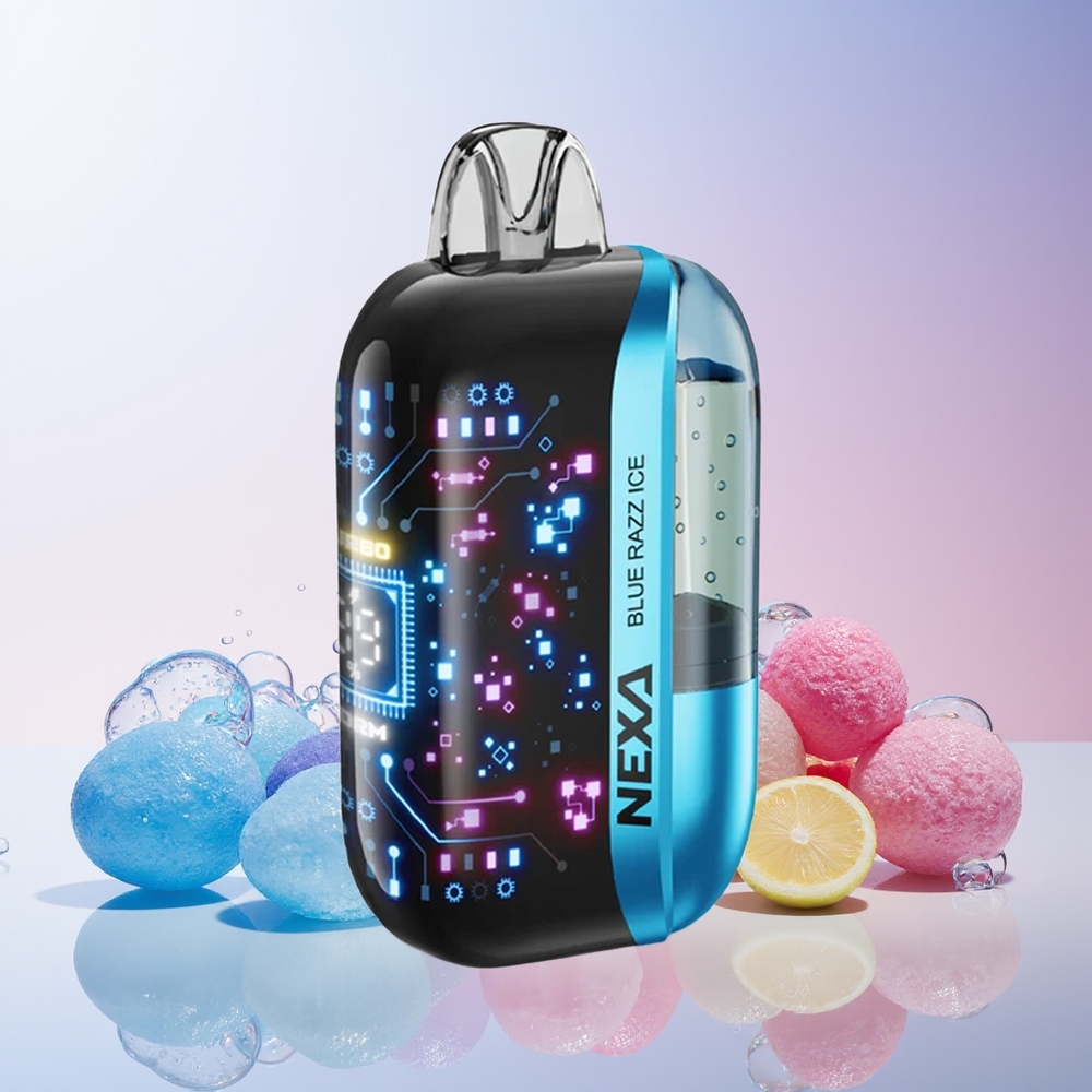 NEXA Ultra 50K Disposable Vape – 20mL Prefilled, 5% Nicotine, Type-C Charging | Australia Wholesale Blue Razz Ice