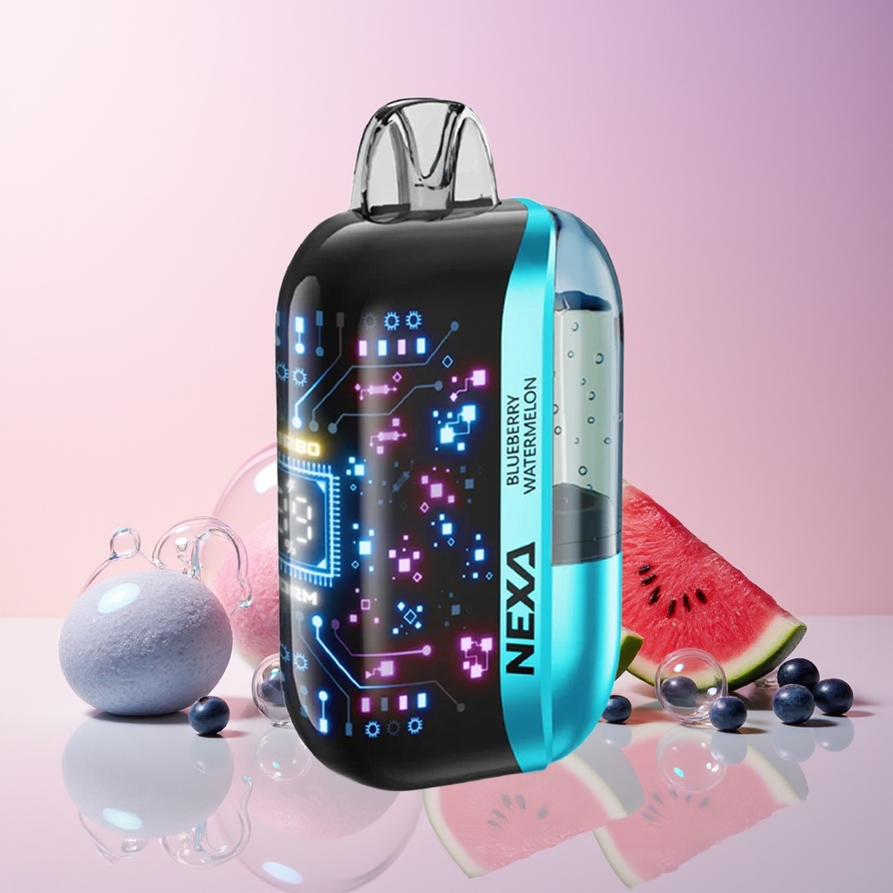 NEXA Ultra 50K Disposable Vape – 20mL Prefilled, 800mAh Battery, 50K Puffs, 5% Nicotine, Type-C Charging (Blueberry Watermelon) – Australia Wholesale