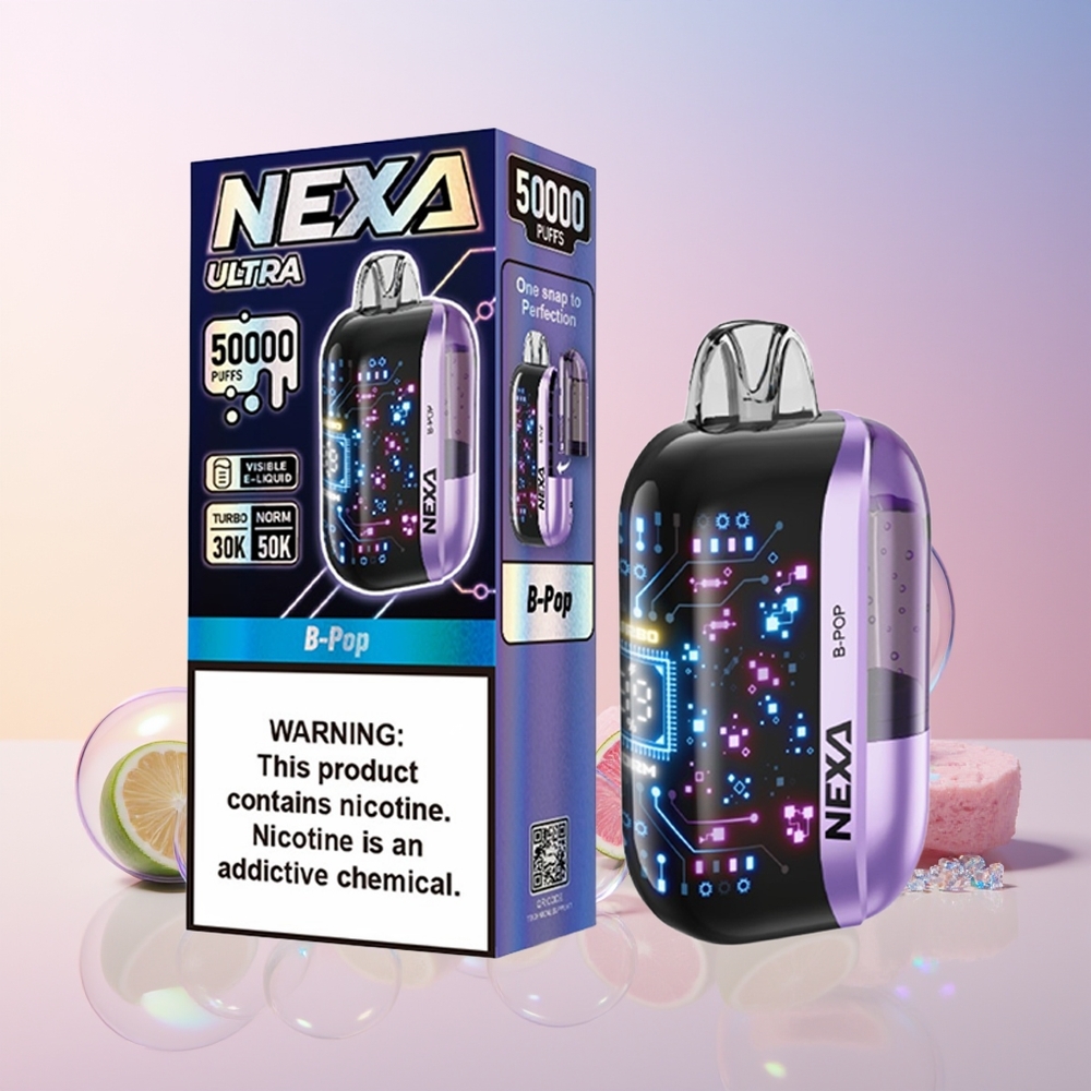 NEXA Ultra 50K Disposable Vape – 20ml Prefilled, 5% Nicotine, Type-C Charging | Australia Wholesale B-Pop