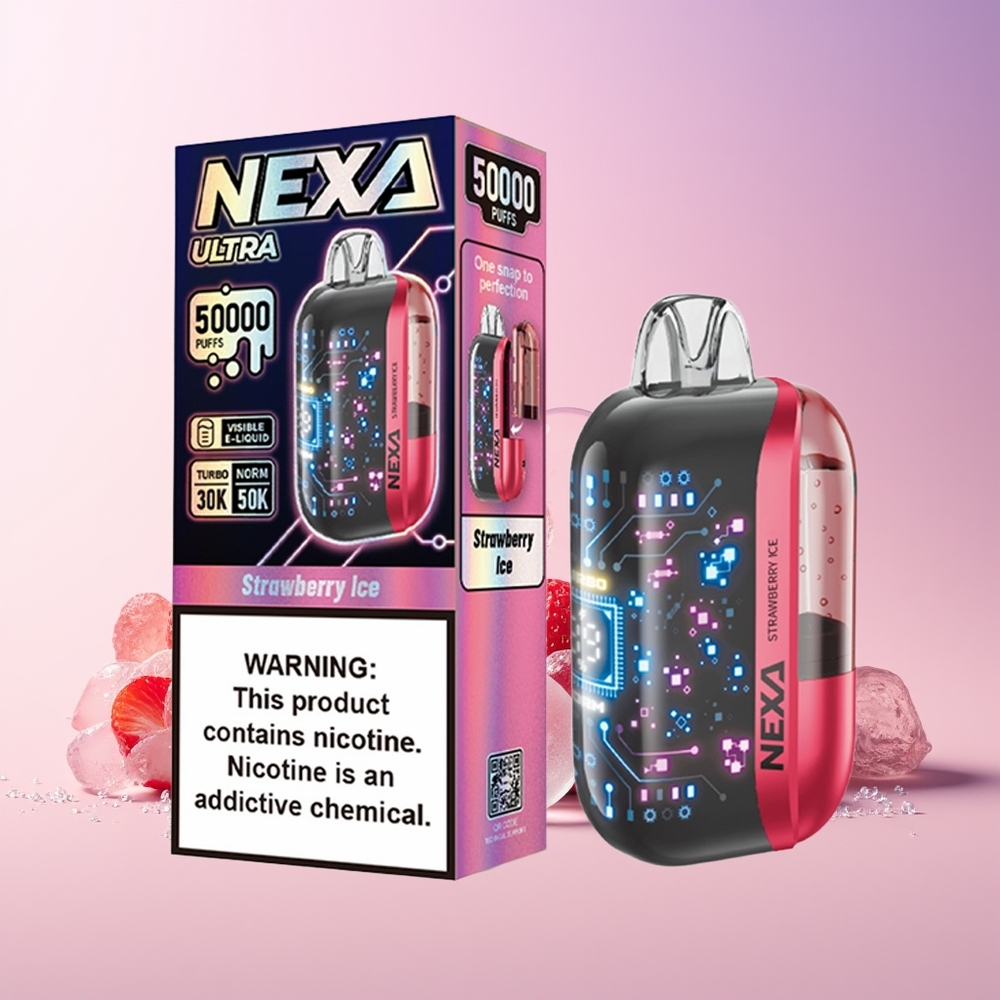 NEXA Ultra 50K Strawberry Ice Disposable Vape – 20mL Prefilled, 800mAh Battery, Australia Wholesale