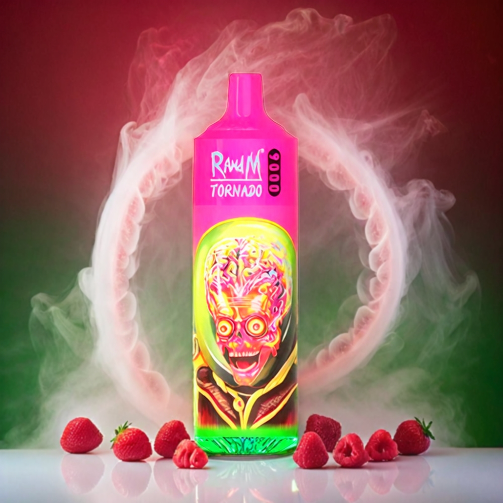 RandM Tornado 9000 Puffs Raspberry Watermelon Vape