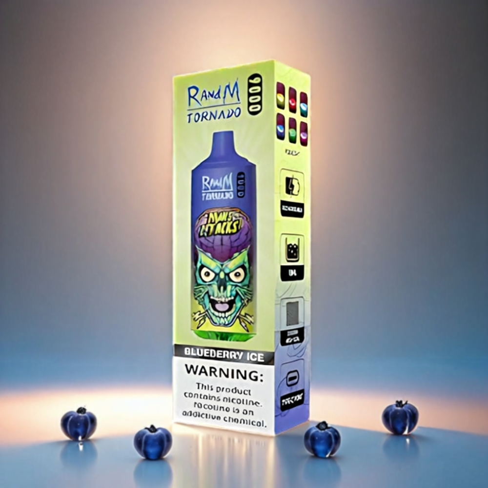RandM Tornado 9000 Puffs Vape - Blueberry Ice