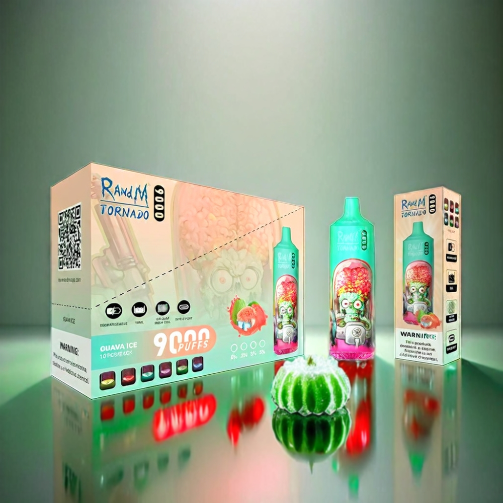 RandM Tornado 9000 Puffs Vape - Guava Ice
RandM Tornado 9000 Puffs - Australia Wholesale