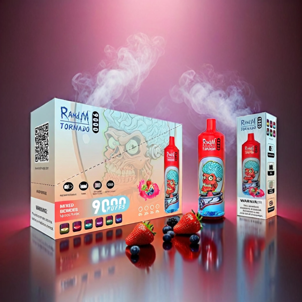 RandM Tornado 9000 Puffs Vape - Mixed Berries