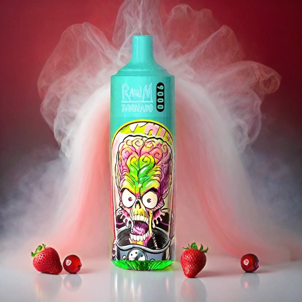 RandM Tornado 9000 Puffs Vape - Strawberry Pomegranate