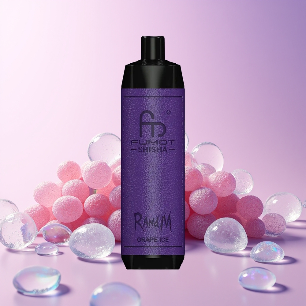 RandM Fumot Shisha 10000 Puffs Disposable Vape – 18mL Grape Ice | 850mAh Battery | Australia Wholesale