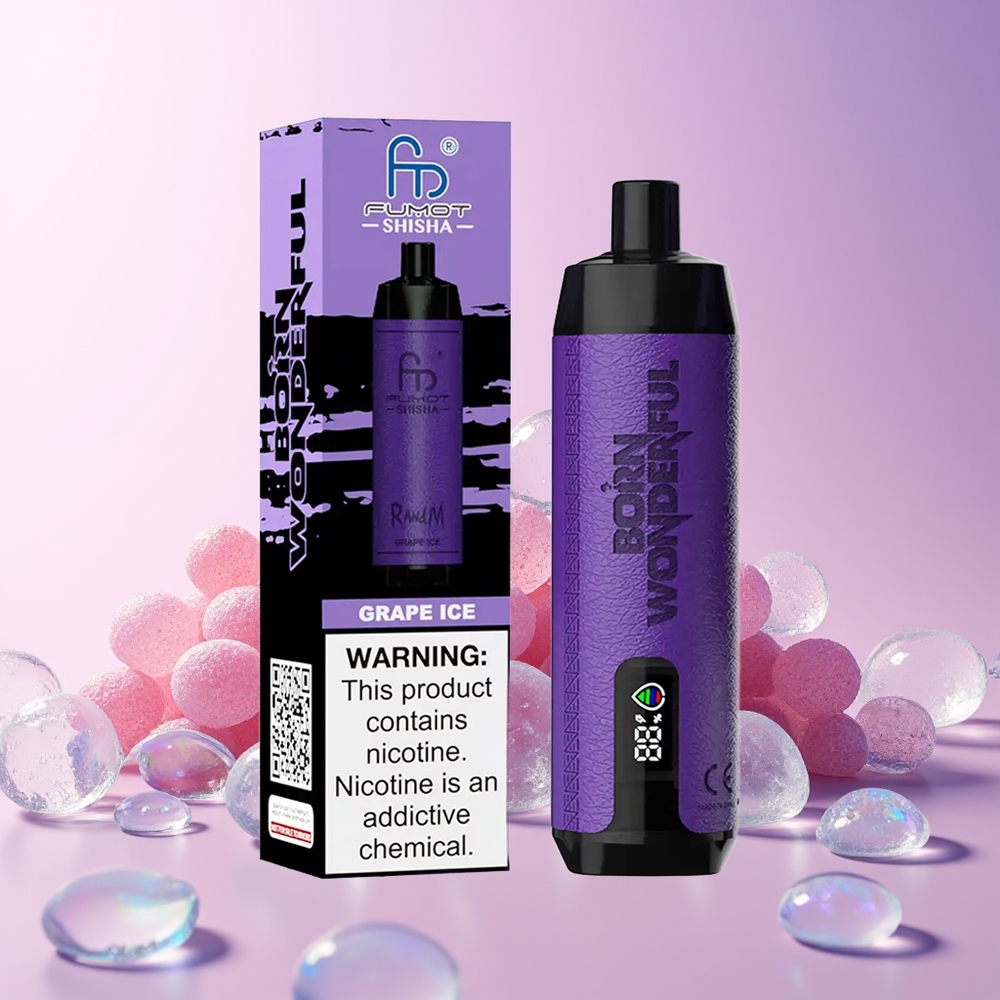 RandM Fumot Shisha 10000 Puffs Disposable Vape – 18mL Grape Ice | 850mAh Battery | Australia Wholesale