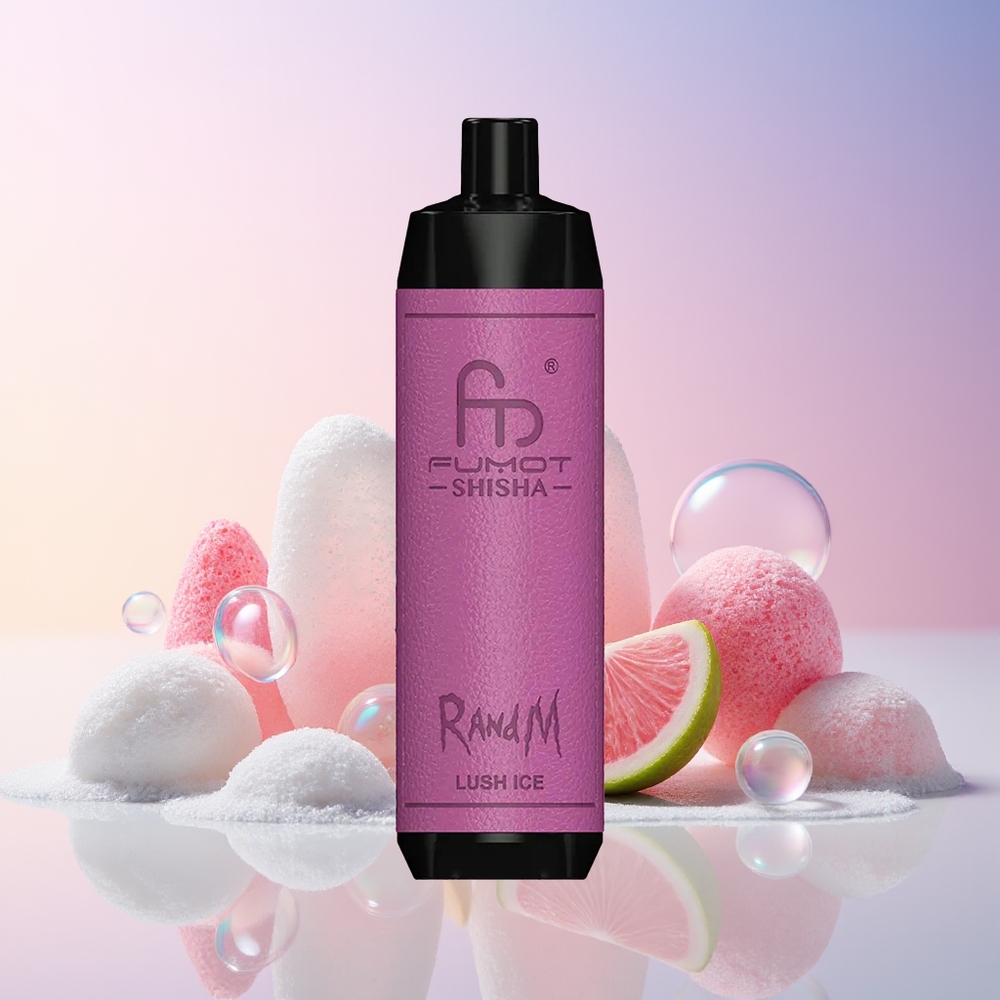 RandM Fumot Shisha 10000 Puffs Disposable Vape (18mL Prefilled, 850mAh, Type-C) – Australia Wholesale – Lush Ice