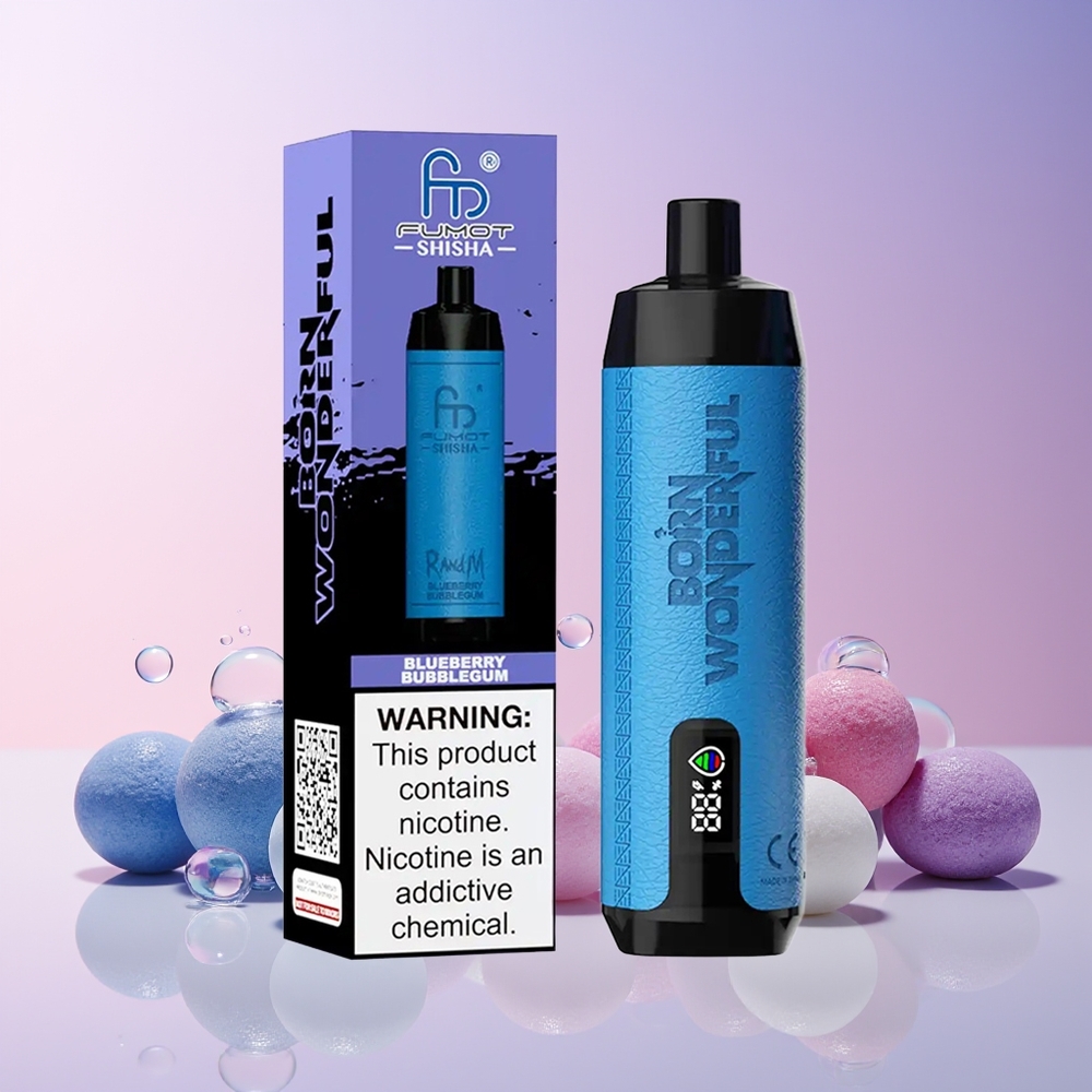 RandM Fumot Shisha 10000 Puffs Disposable Vape – 18ml | 850mAh | Type-C | Australia Wholesale (Blueberry Bubblegum)