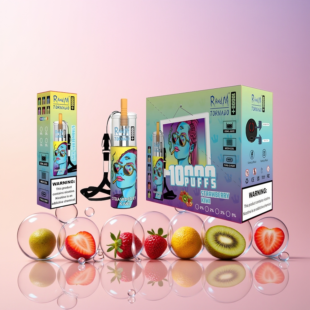 Australia Wholesale RandM Fumot Original Tornado 10000 Plus Disposable Vape – 20mL Mesh Coil, RGB Lights, Type-C Port