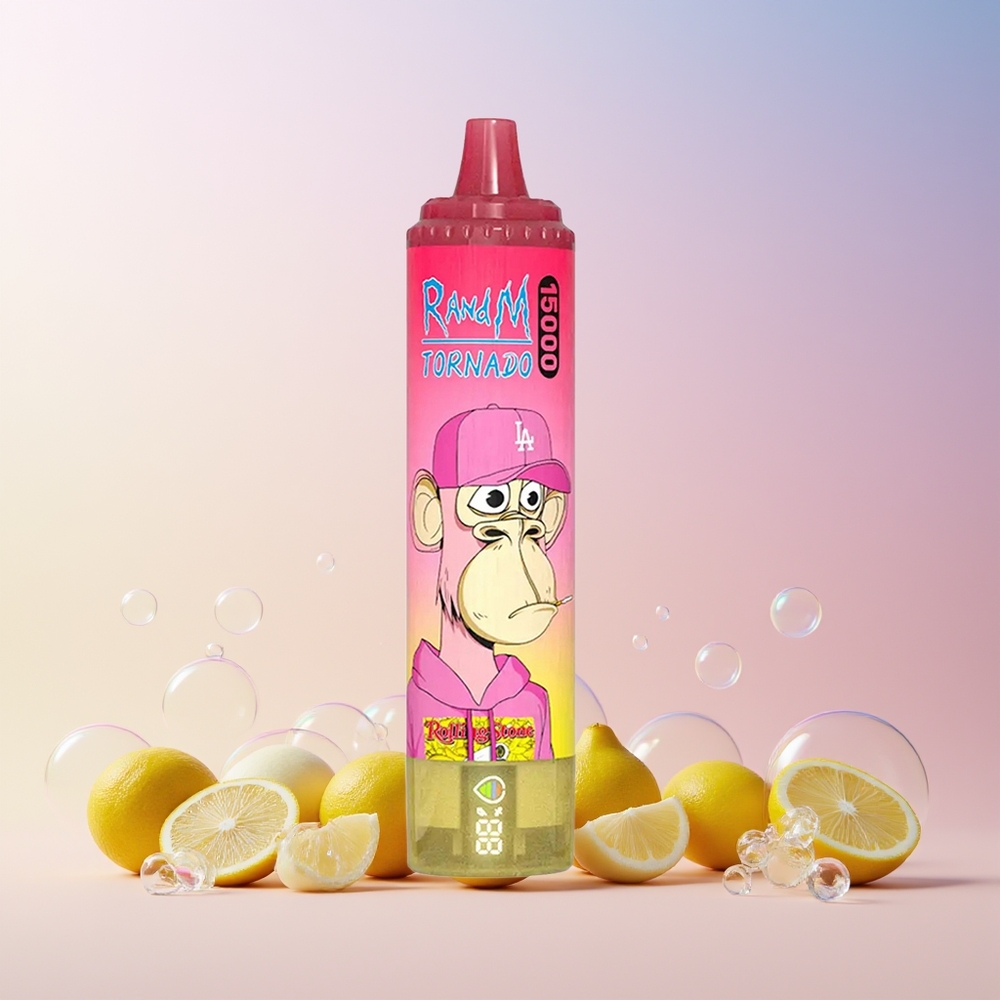 Australia Wholesale RandM Fumot Tornado 15000 Puffs Disposable Vape – 25mL Liquid, Mesh Coil, 850mAh, Type-C (Lemon)