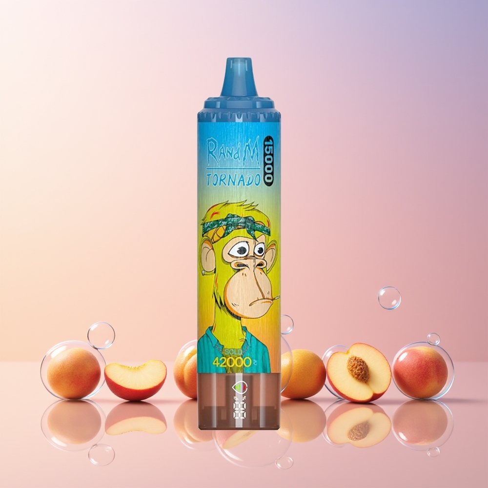 RandM Fumot Tornado 15000 Puffs – 25ml Mesh Coil Disposable Vape (Peach Mango) | Australia Wholesale