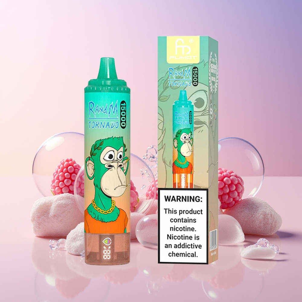 RandM Fumot Tornado 15000 Puffs Disposable Vape – 25mL, 850mAh, Mesh Coil, Australia Wholesale (Triple Berry)