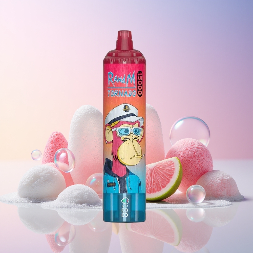 RandM Fumot Tornado 15000 Puffs Disposable Vape – 25mL Mesh Coil, 850mAh (Australia Wholesale) Lush Ice