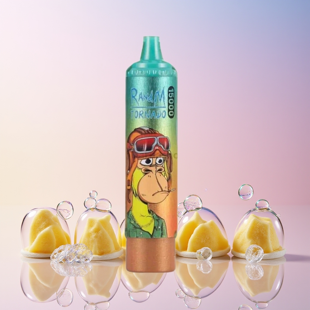 RandM Fumot Tornado 15000 Puffs Disposable Vape – 25mL Mesh Coil, 850mAh, Type-C (Australia Wholesale) – Iced Pineapple