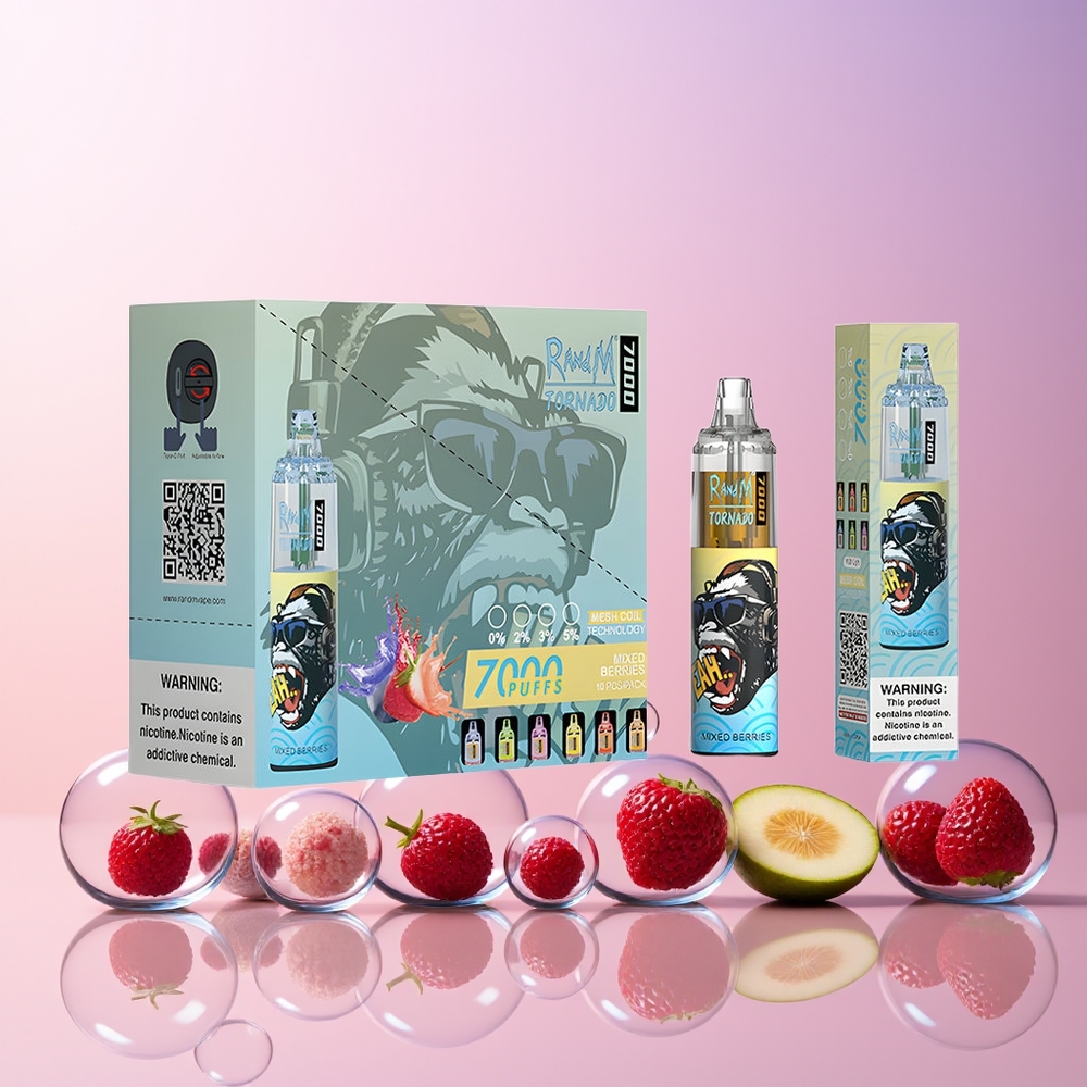 RandM Fumot Tornado 7000 Disposable Vape – 14ML E-liquid, 850MAH Battery, Mesh Coil, Type-C Port (Australia Wholesale)