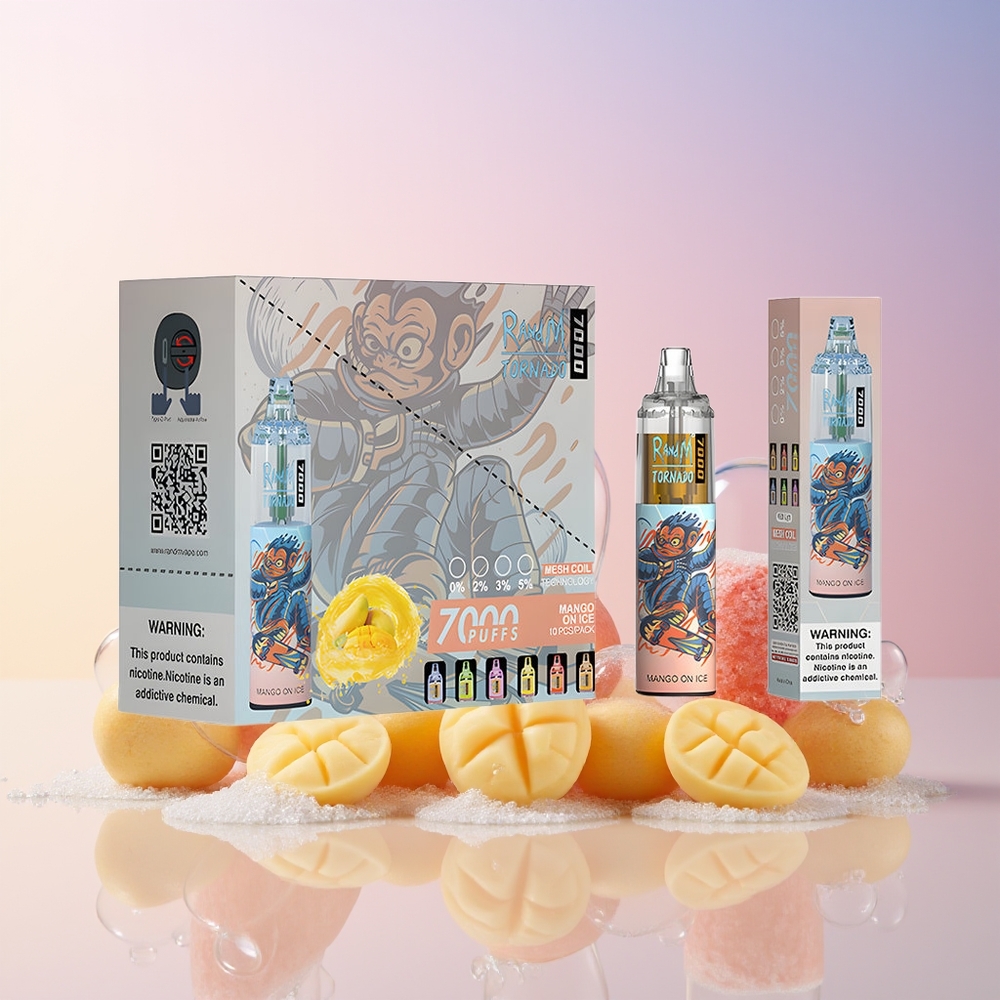 RandM Fumot Tornado 7000 Disposable Vape – 14ML E-liquid, 850MAH Battery, Type-C, Mesh Coil (Australia Wholesale)