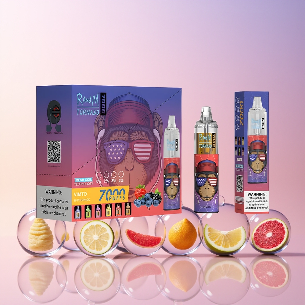RandM Fumot Tornado 7000 Disposable Vape – 14ML E-liquid, 850MAH, Mesh Coil | Australia Wholesale