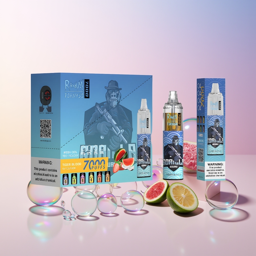 RandM Fumot Tornado 7000 Puffs Disposable Vape – 14ML E-Liquid, 850MAH Battery, Mesh Coil, Type-C (Australia Wholesale)