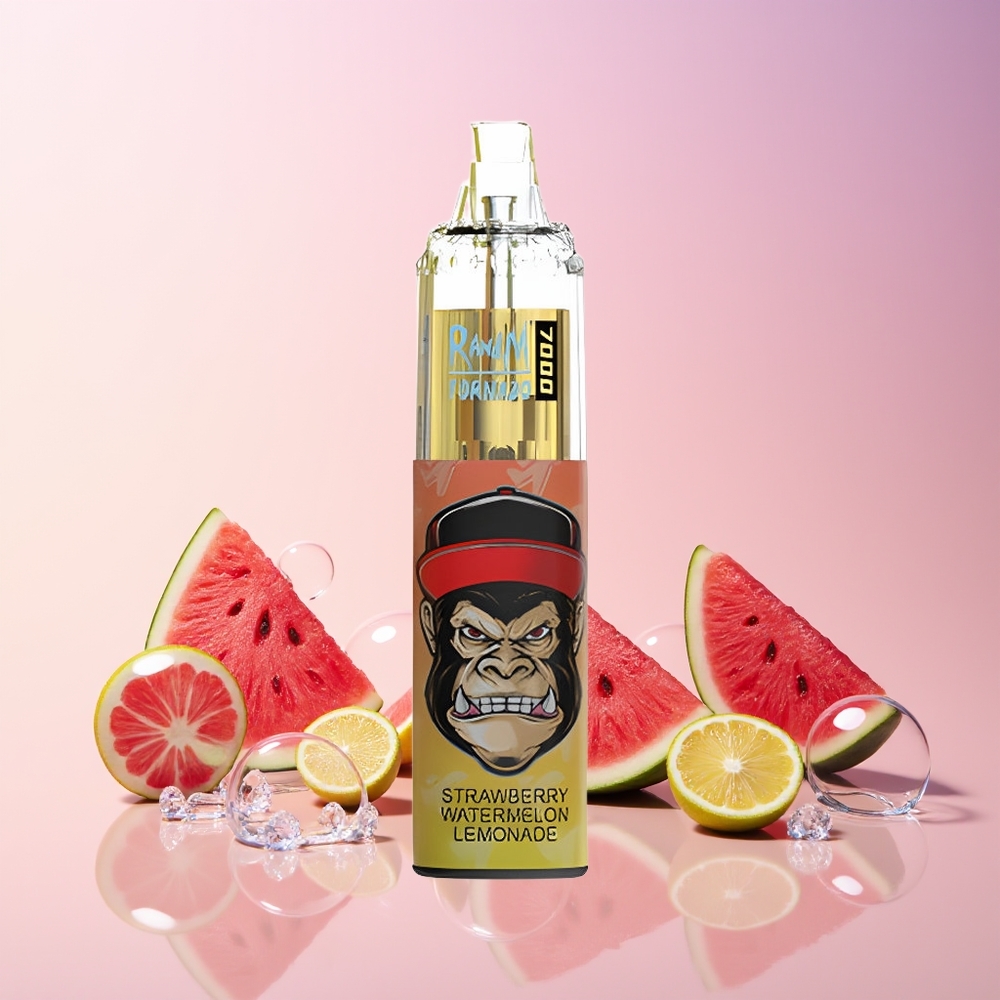 RandM Fumot Tornado 7000 Puffs Disposable Vape – 14ML E-liquid, 850MAH Battery, Mesh Coil, Type-C Port (Australia Wholesale) – Strawberry Watermelon Lemonade