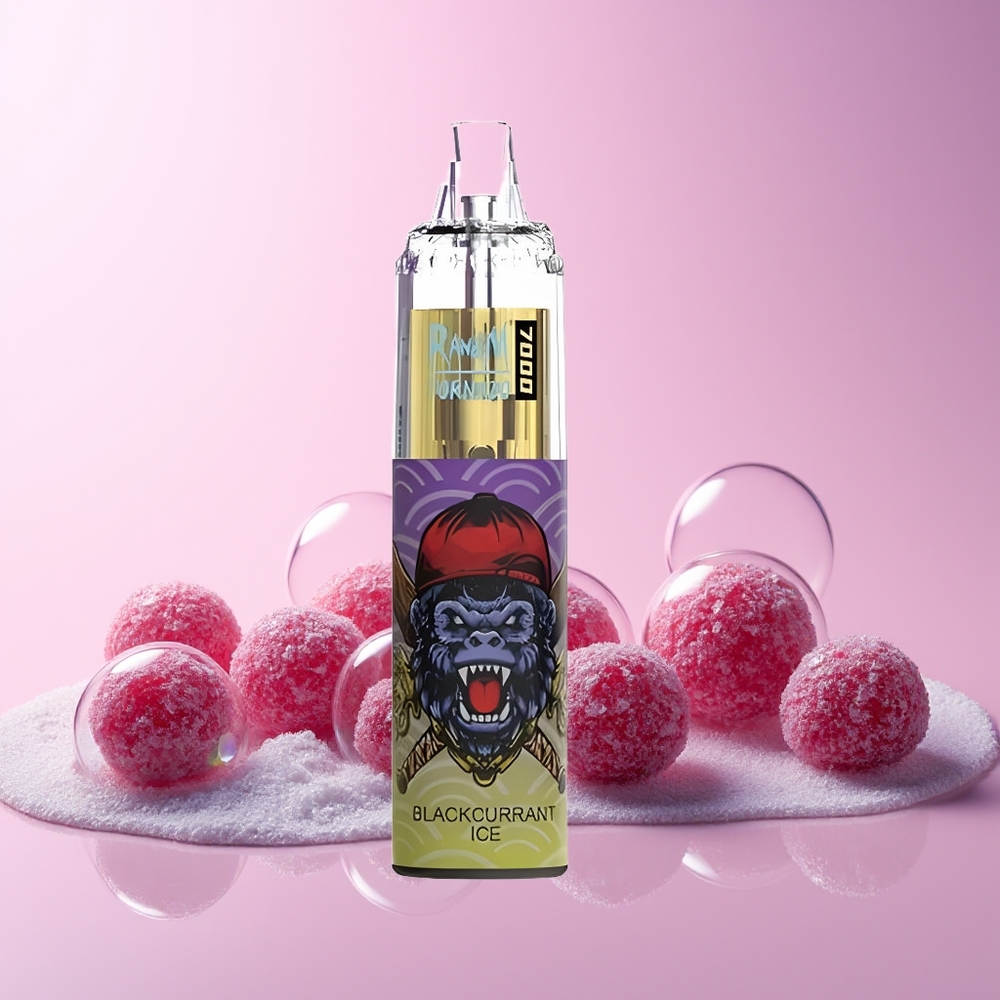 RandM Fumot Tornado 7000 Puffs Disposable Vape – 14ML E-liquid, Mesh Coil, Type-C Port (Australia Wholesale) – Blackcurrant Ice