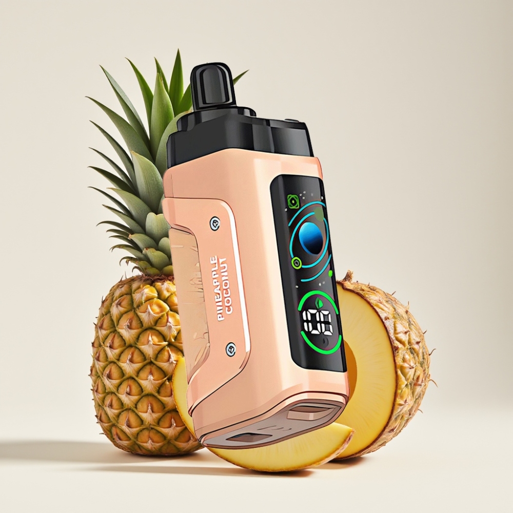 Razz Bar 45000 Puffs Australia Wholesale Disposable Vape with Mesh Coil & Adjustable Airflow - Pineapple Coconut