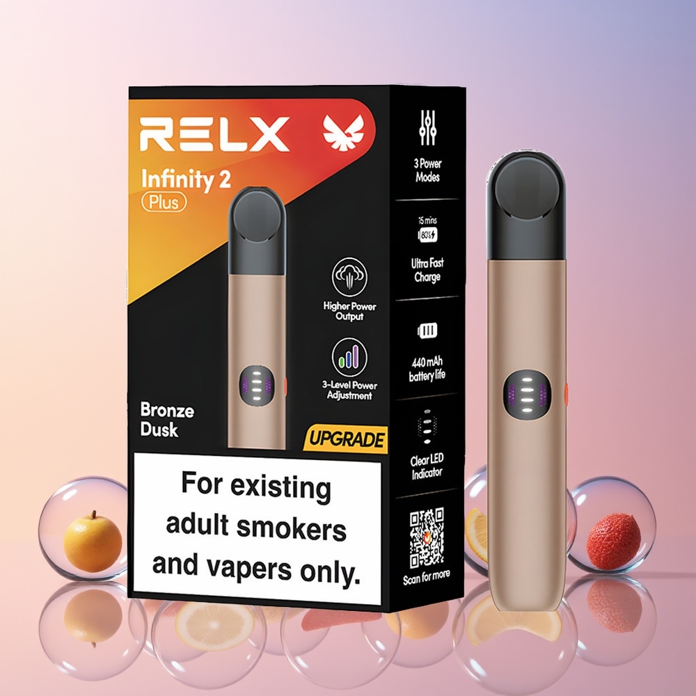 RELX Infinity 2 Plus Adjustable 3 Modes 10W Device (Bronze Dusk) – Australia Wholesale