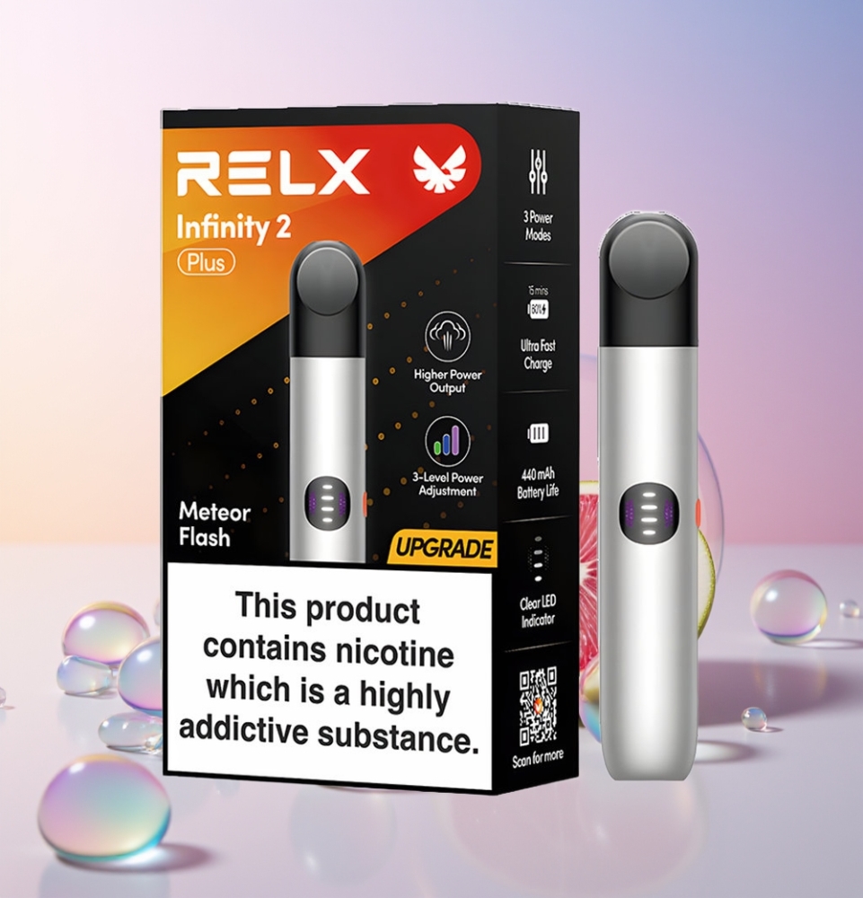 RELX Infinity 2 Plus Meteor Flash – Adjustable 3 Modes, 600 Puffs, Type-C Charging | Australia Wholesale