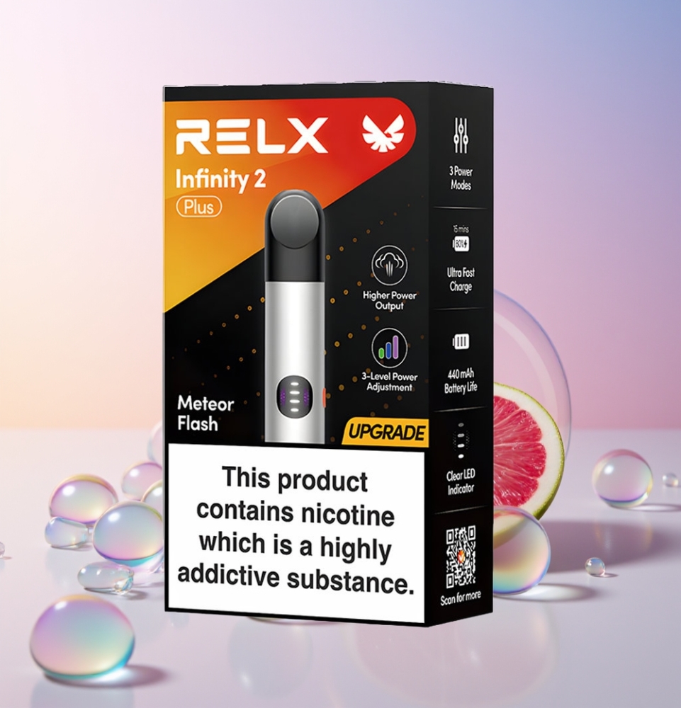 RELX Infinity 2 Plus Meteor Flash – Adjustable 3 Modes, 600 Puffs, Type-C Charging | Australia Wholesale