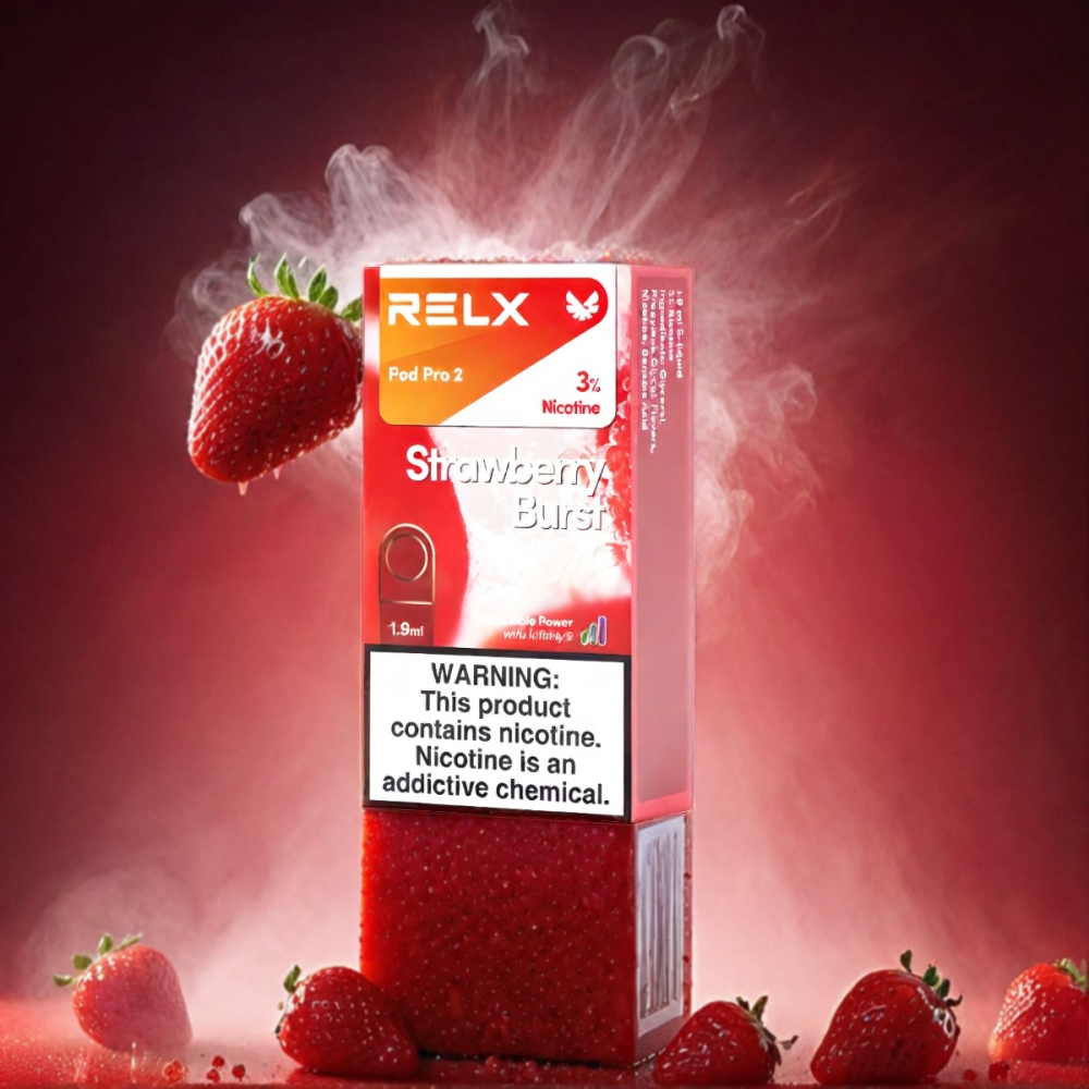 RELX Pod Pro 2 - Strawberry Burst Vaping Experience