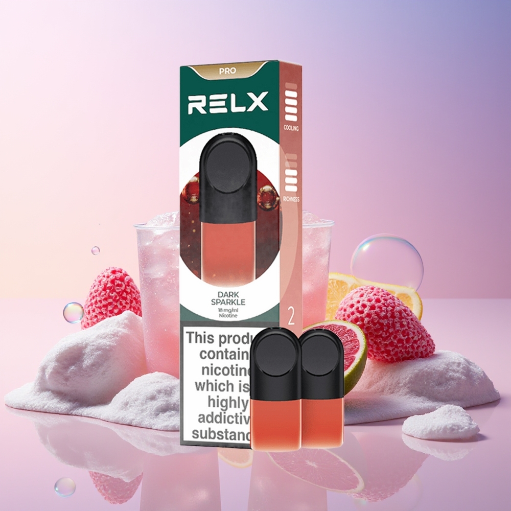 RELX Pod Pro Australia Wholesale – 1.8% Nicotine, Super Smooth & Rich Vapor, Dark Sparkle