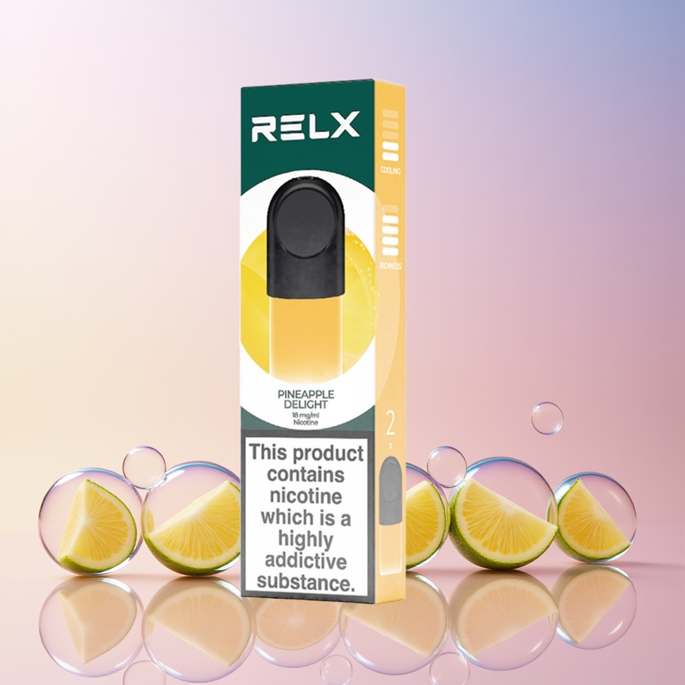 RELX Pod Pro Australia Wholesale – Pineapple Delight 1.8% Nicotine, Smooth Vapor & Fast Activation