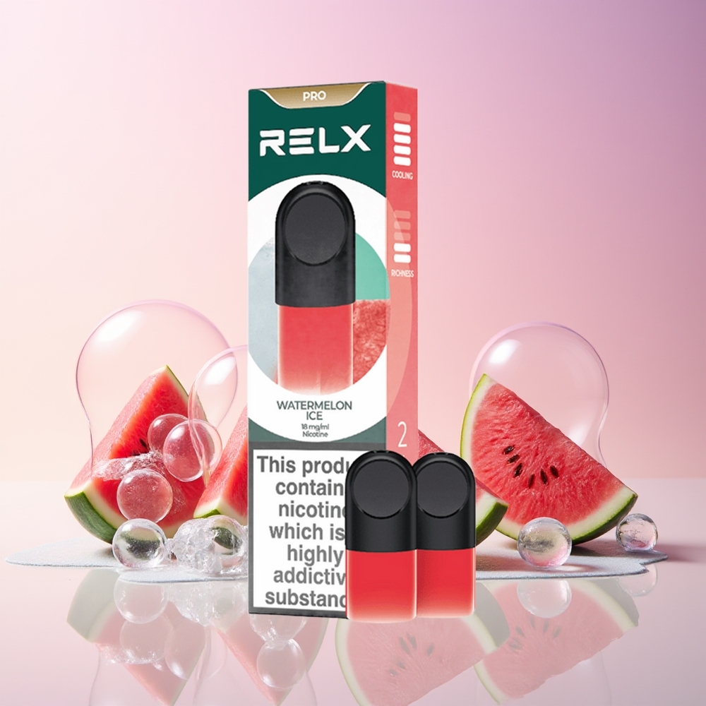 RELX Pod Pro Australia Wholesale – Watermelon Ice 1.8% | Super Smooth & Rich Vapor