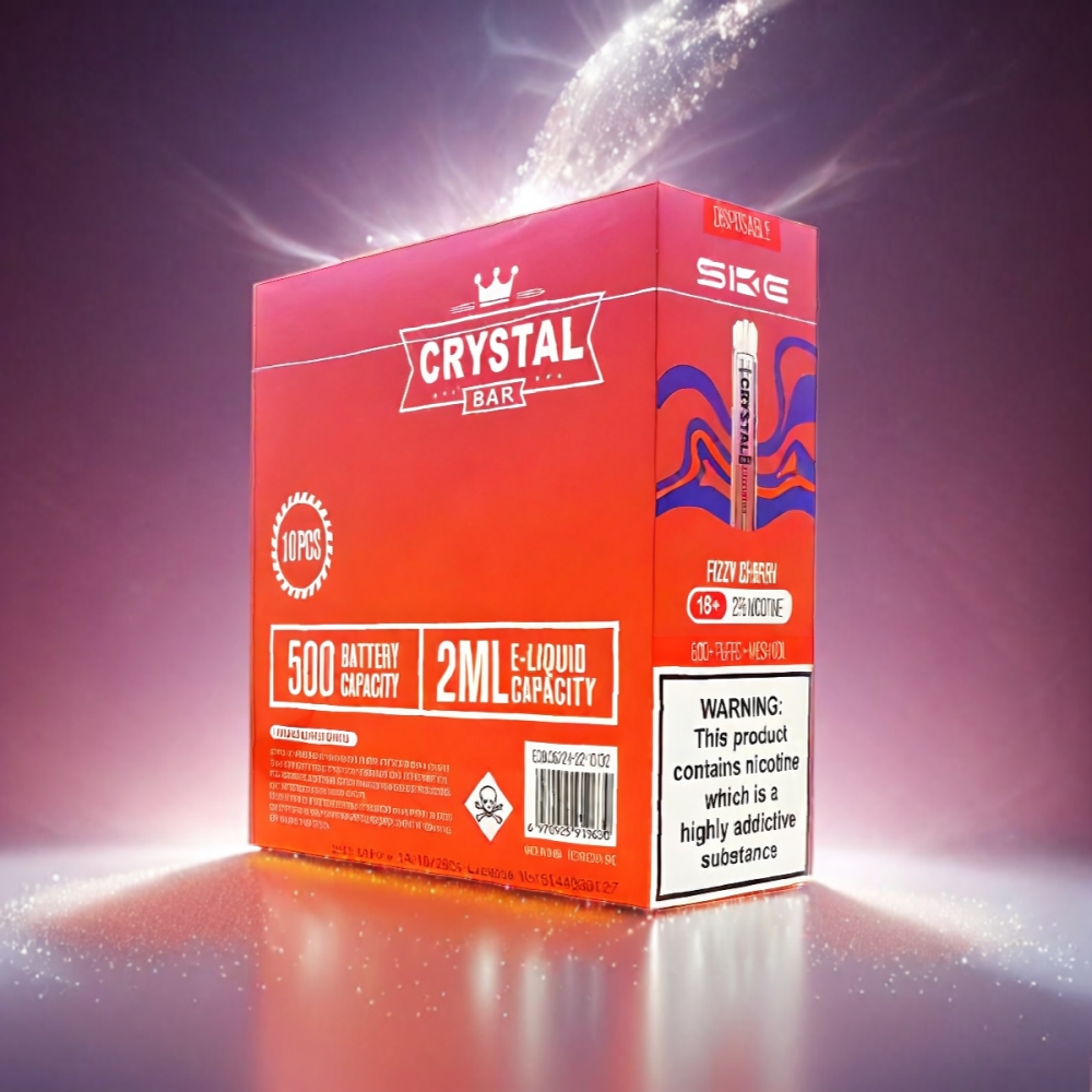 SKE Crystal Bar 600 Fizzy Cherry Disposable Vape Pen