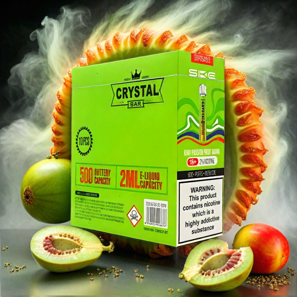 SKE Crystal Bar 600 Kiwi Passion Guava