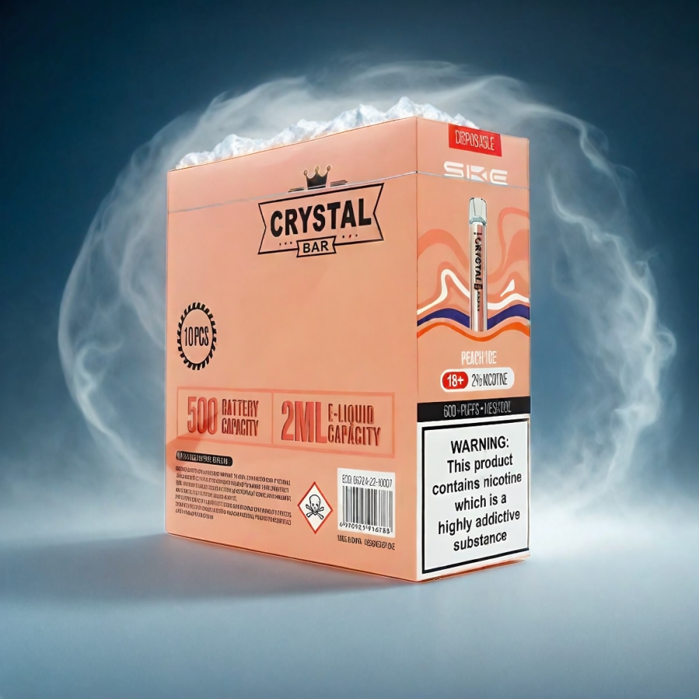 SKE Crystal Bar 600 Peach Ice