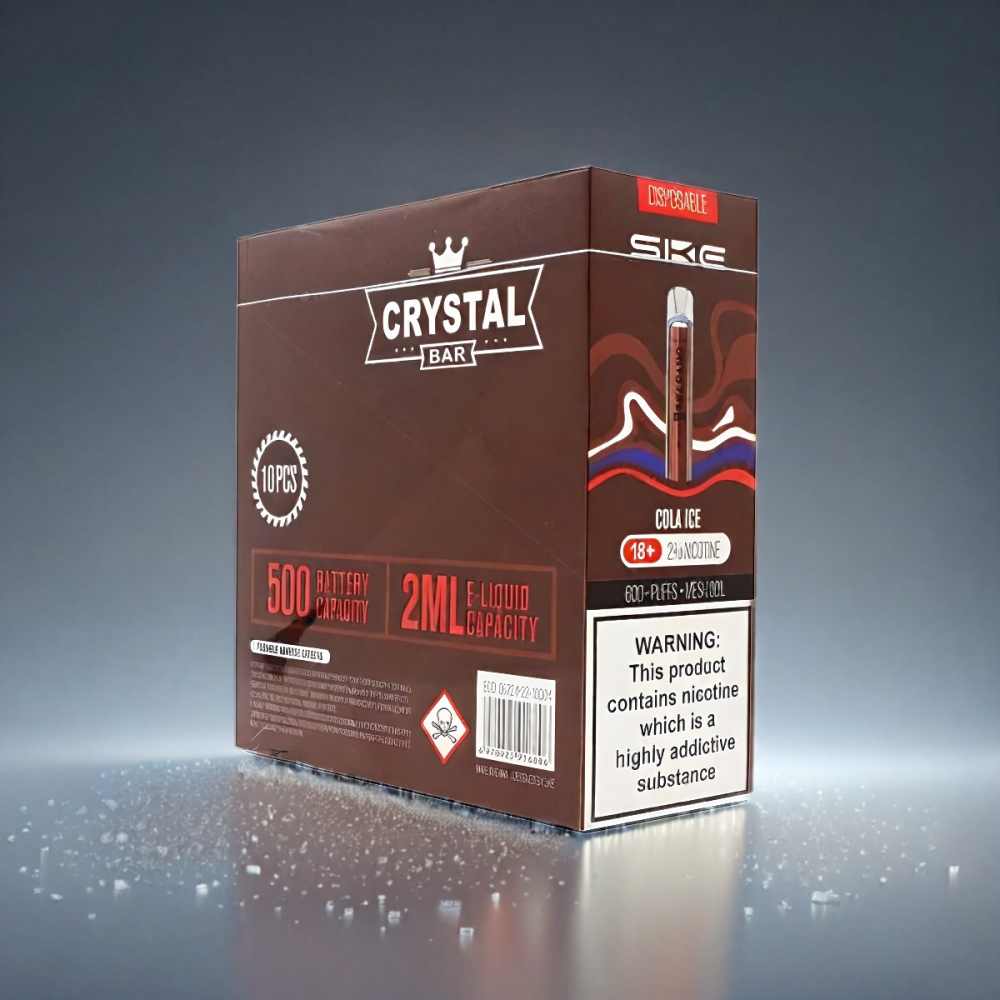 SKE Crystal Bar 600 Vape Cola Ice Premium Vaping Experience