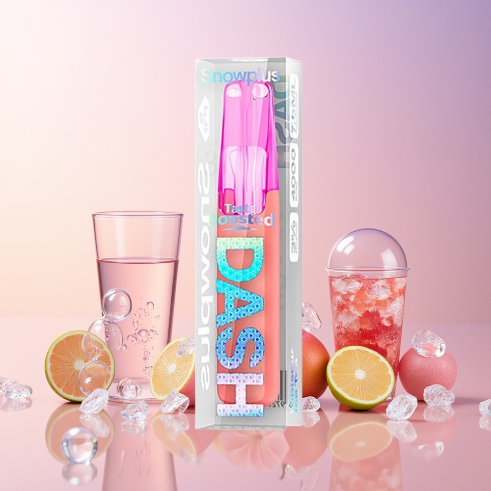 Australia Wholesale – Snowplus Dash 4000 Puffs Disposable Device (7.5mL, 530mAh, Ceramic Coil) – Hibiscus Ice Tea (3%/5% Nicotine)