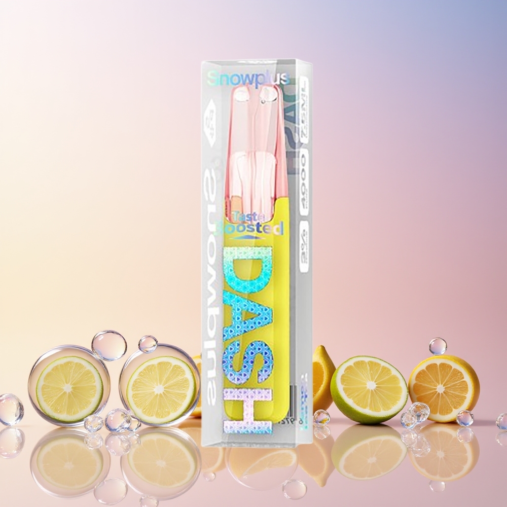 Snowplus Dash 4000 Puffs Disposable Device – Ceramic Coil, 7.5mL E-liquid, 530mAh Battery | Australia Wholesale (Lemon Ice Tea, 3%/5% Nicotine)