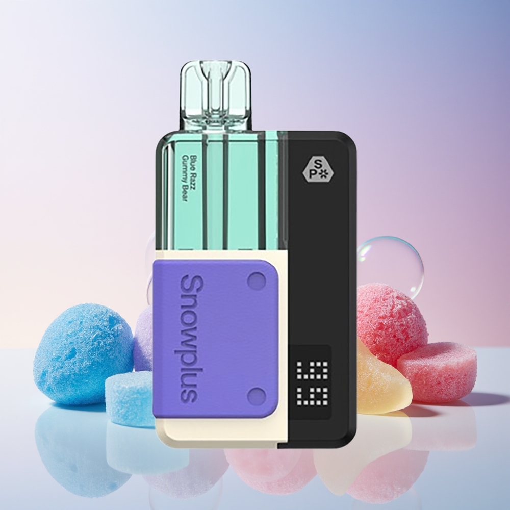 Snowplus Swift 5000 Puffs Prefilled Pod Kit – 1000mAh Dual Mesh, 2+10ml (Blue Razz Gummy Bear) | Australia Wholesale