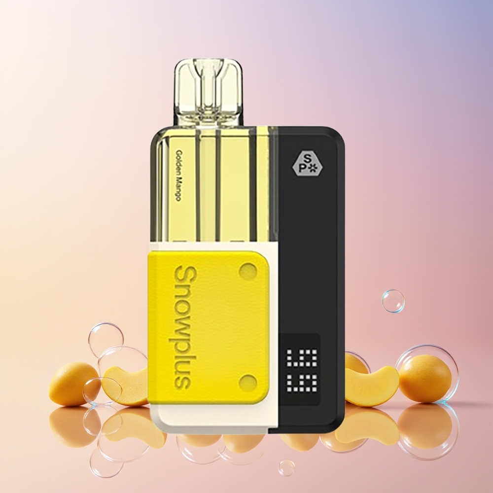 Snowplus Swift 5000 Puffs Prefilled Pod Kit – 1000mAh Dual Mesh, 2+10ml (Golden Mango) | Australia Wholesale