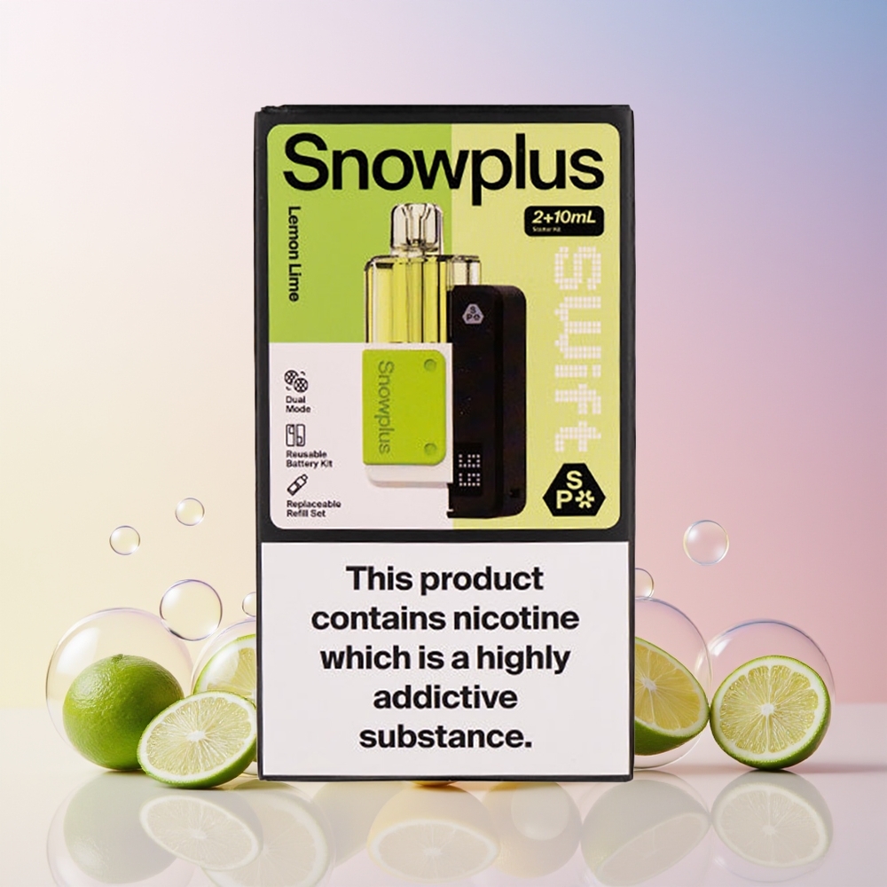 Snowplus Swift 5000 Puffs Prefilled Pod Kit (Dual Mesh, 1000mAh) – Lemon Lime – Australia Wholesale