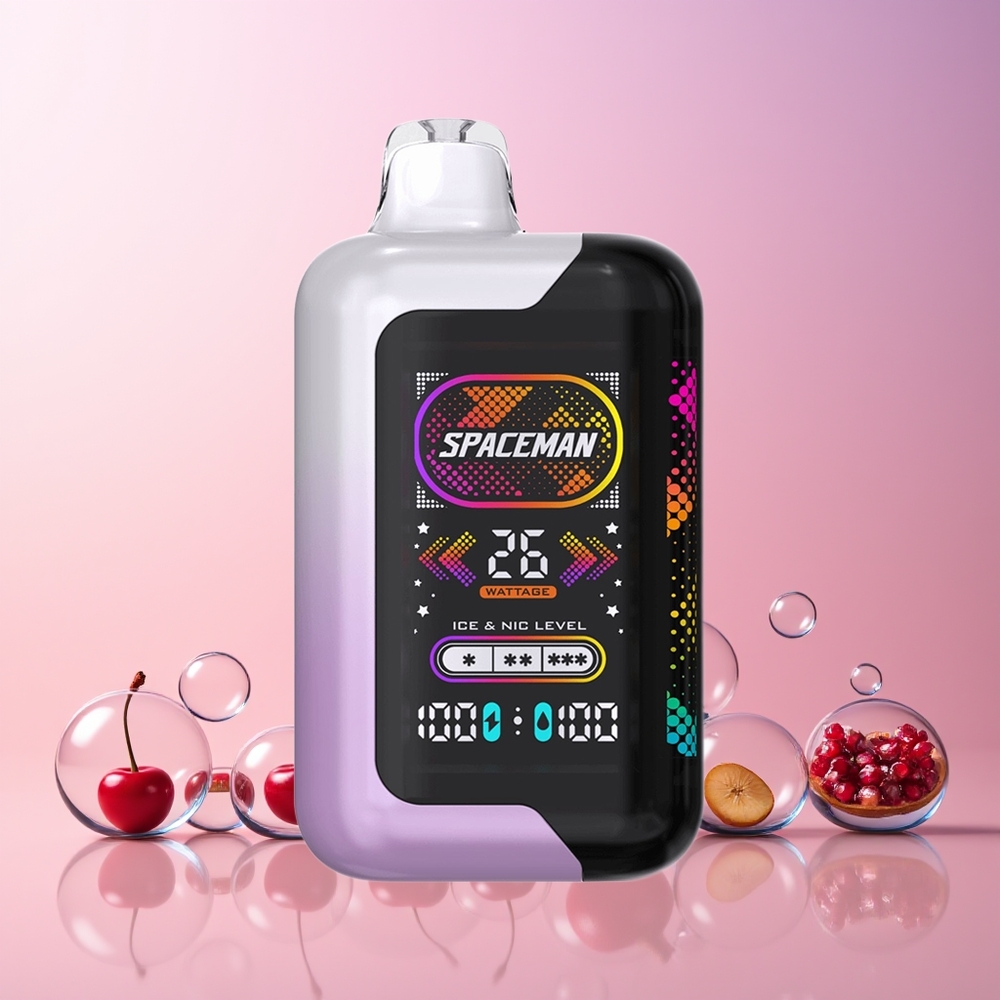 SPACEMAN SP40000 Disposable Vape – 1000mAh Battery, 20ml E-Liquid, 50mg Nicotine (Cherry Pomegranate) | Australia Wholesale