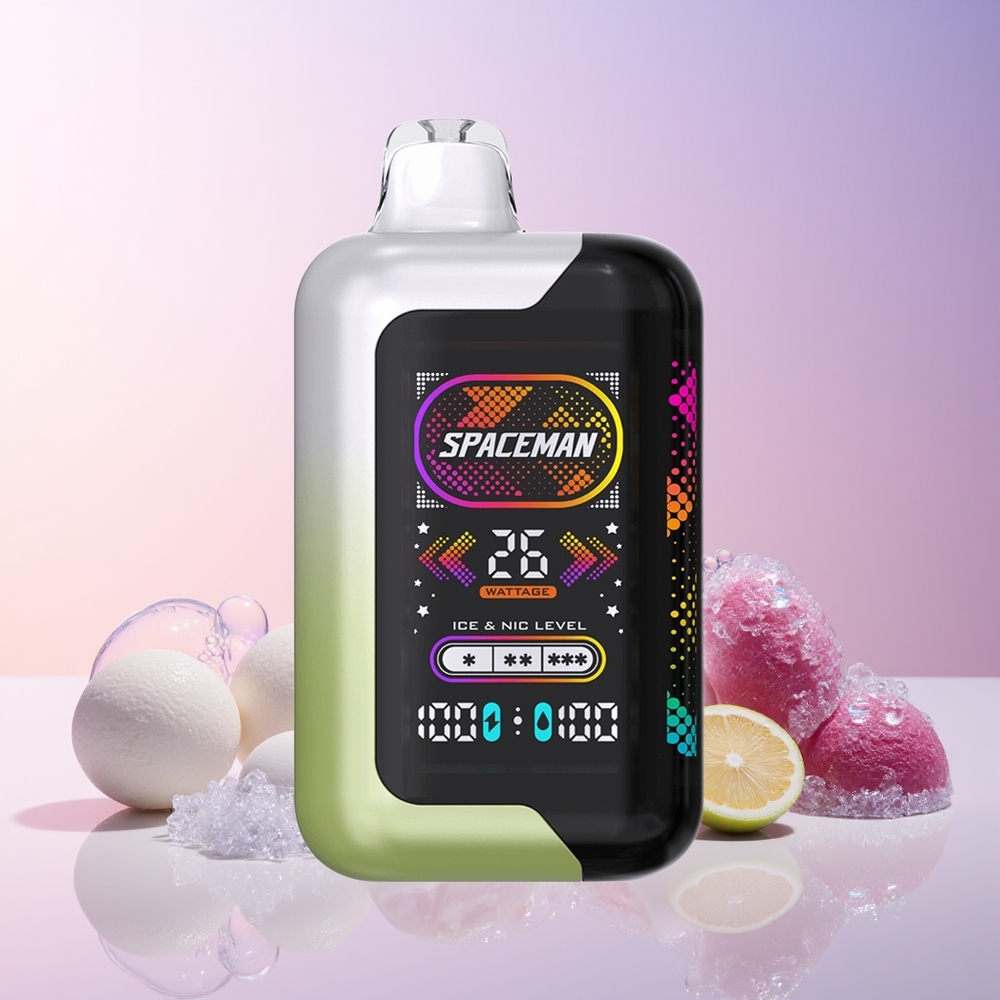 SPACEMAN SP40000 Disposable Vape – 20ml 50mg, 1000mAh Battery, Australia Wholesale (White Grape Ice)