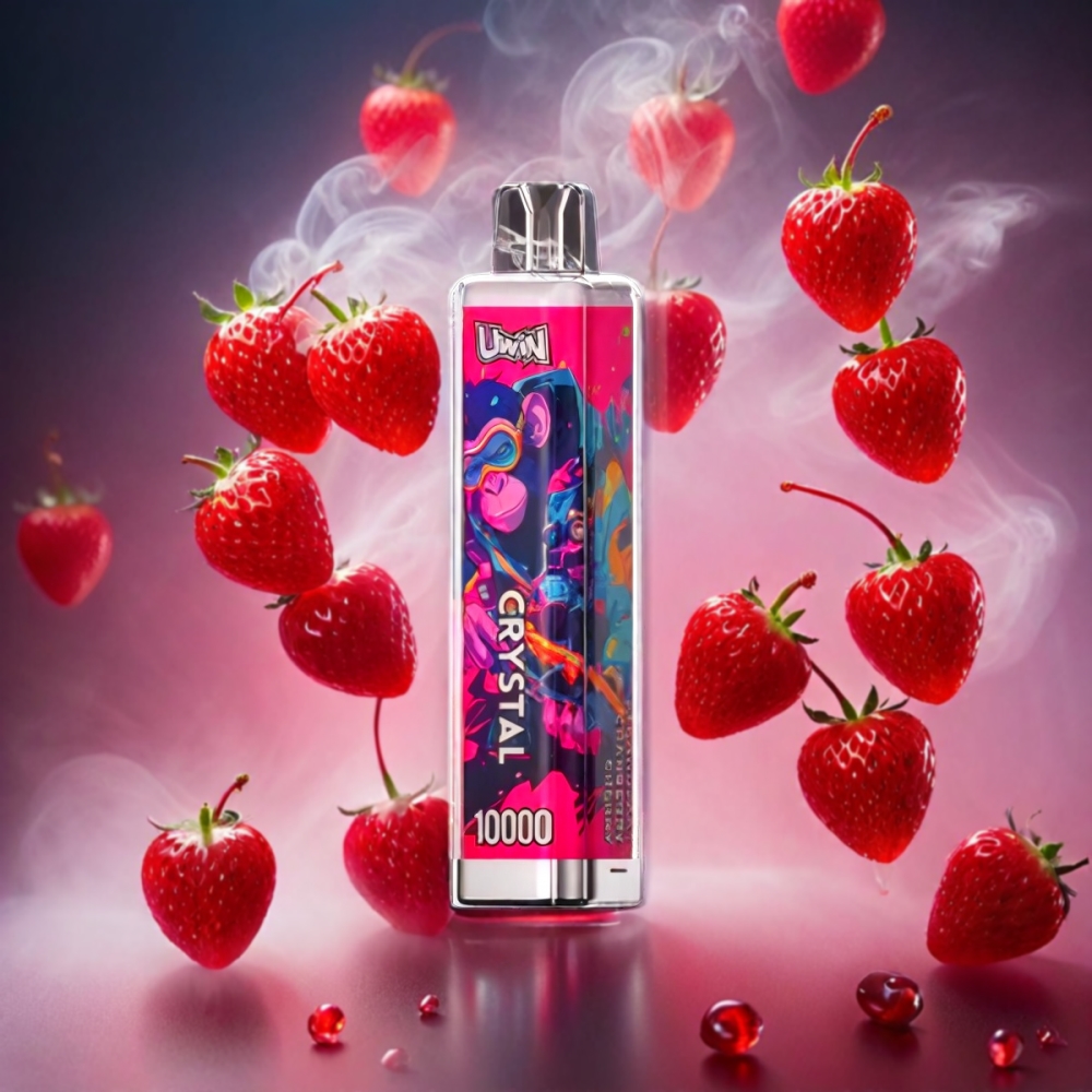 UWIN Crystal 10000 Puffs Disposable Vape - Strawberry Cranberry Cherry