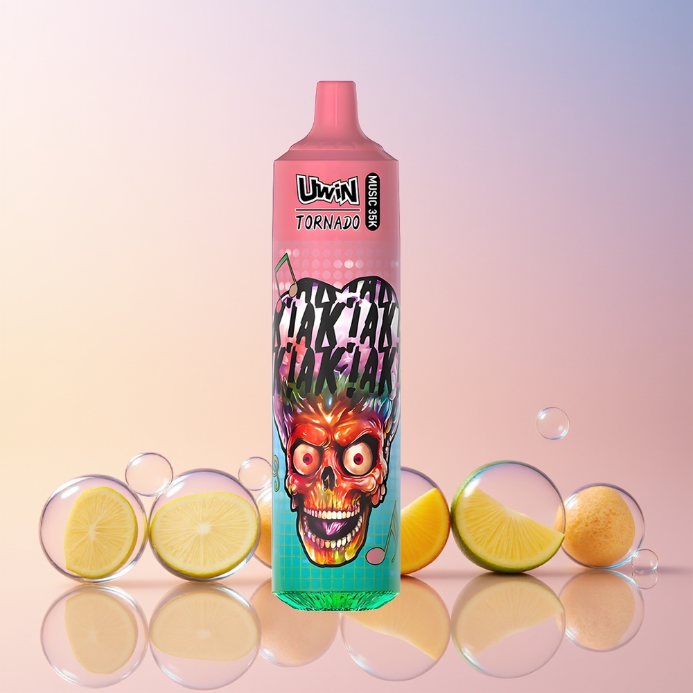 Uwin Tornado 35K Music Disposable Vape - Peachy Mango Pineapple | 35K Puffs, 600mAh Rechargeable | Australia Wholesale